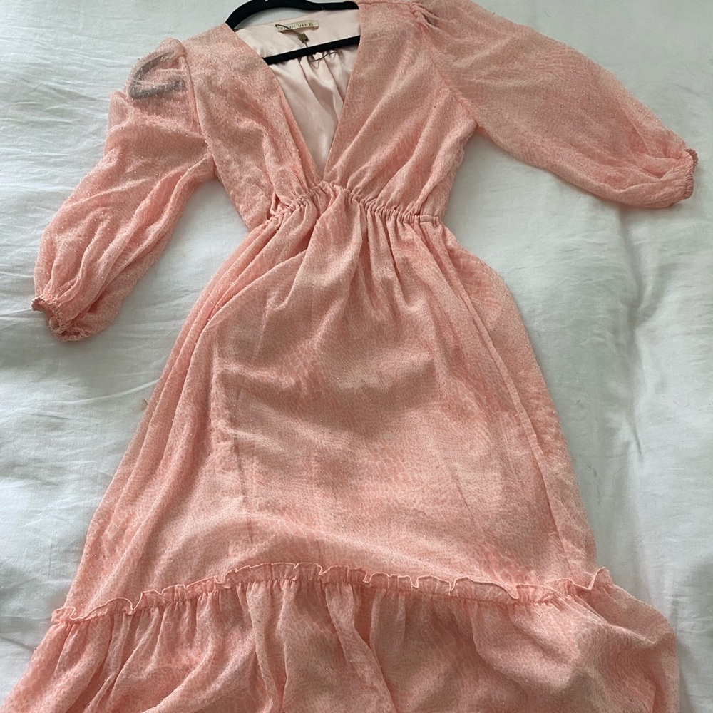 Stevie May Floyd Midi Dress Pink XS - Picture 7 of 9